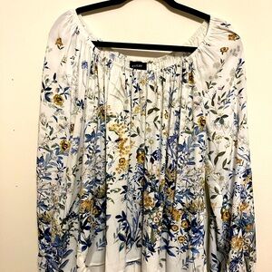 Karen Kane peasant style blouse